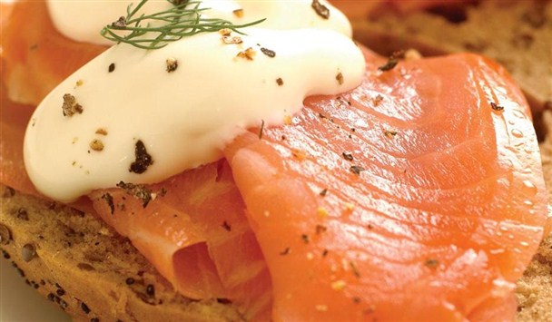smoked salmon